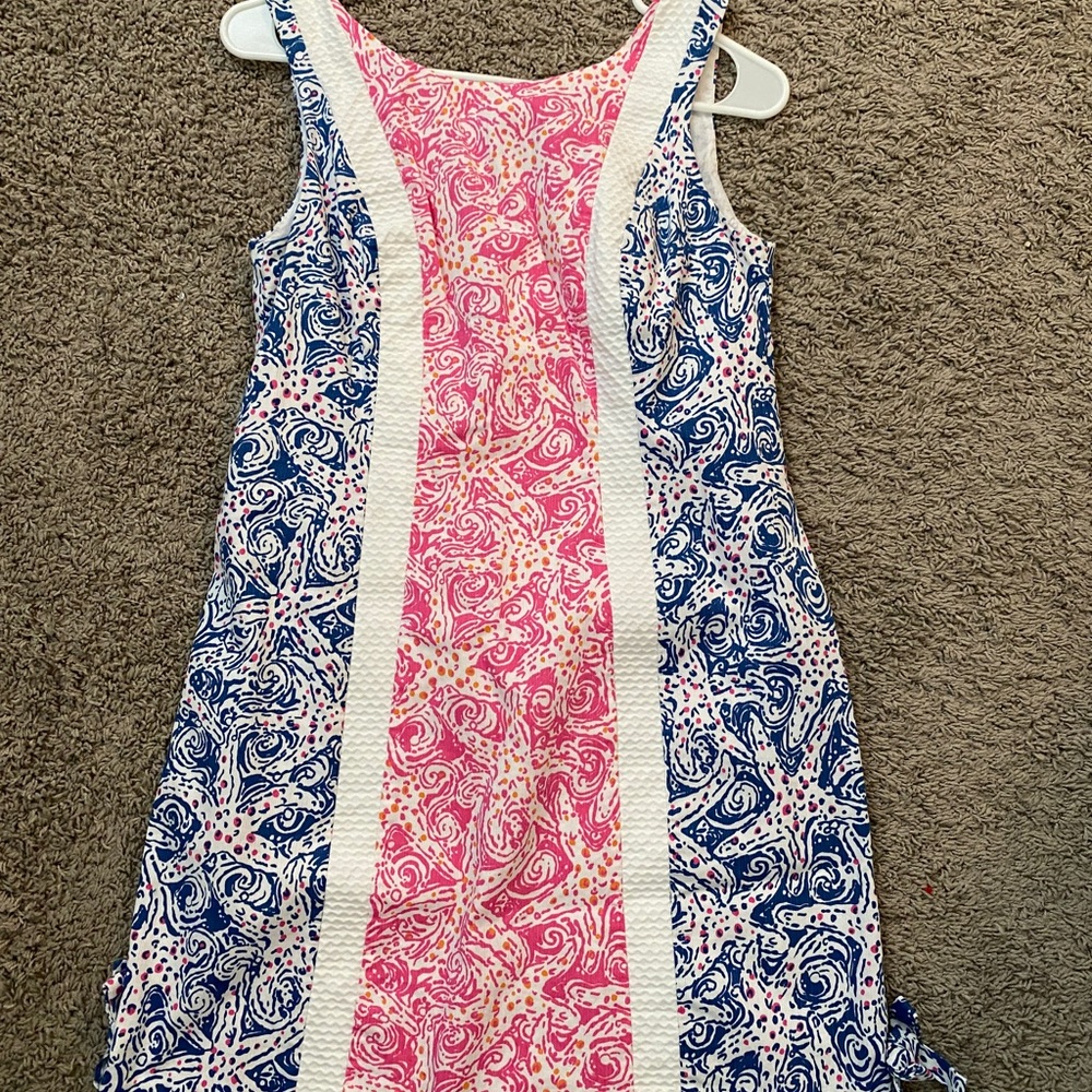 Size 6 Lily Pulitzer Pink and Blue Dress (Retired print)